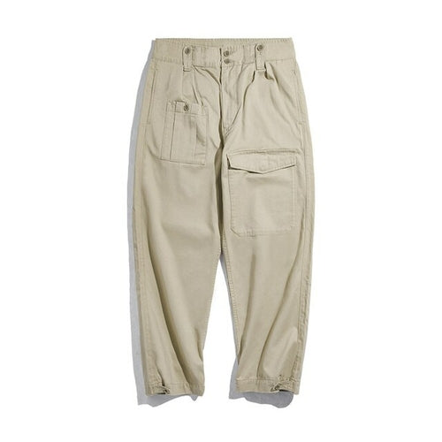 Retro Military Pants Classic Straight