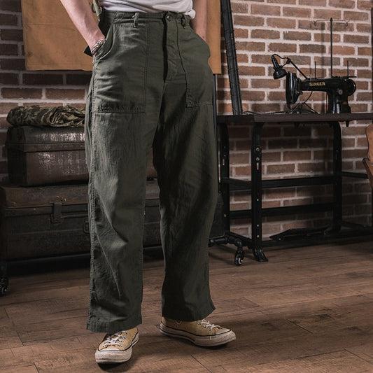 OG 107 Fatigue Utility Pants Military Baker Trousers Sateen