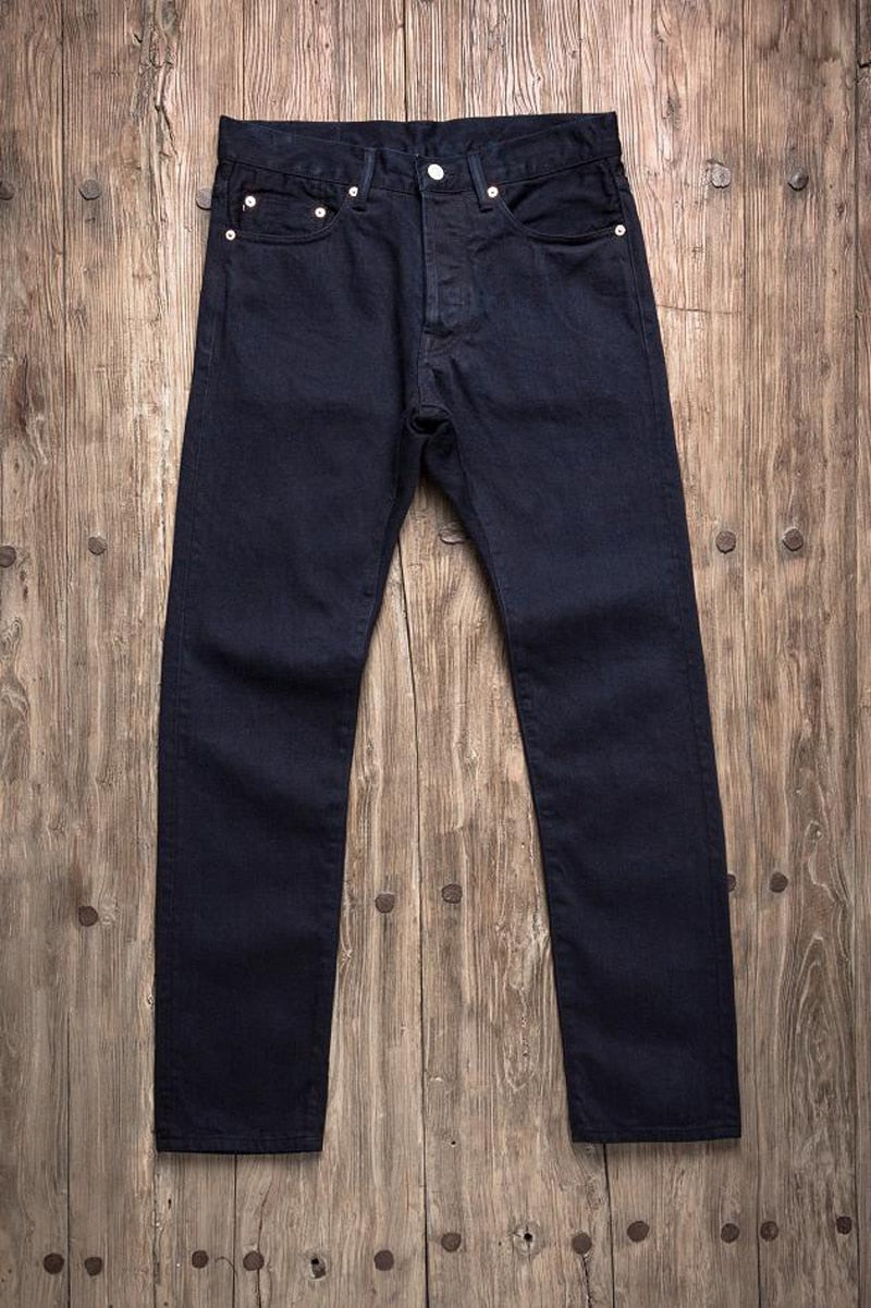 14.5oz Selvage Jeans Slim Leg Opening