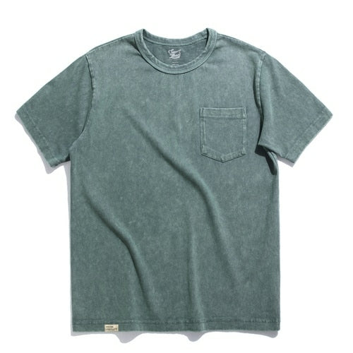 Oldtime stone washed tee Mens T shirt VINTAGE Mens Batik T