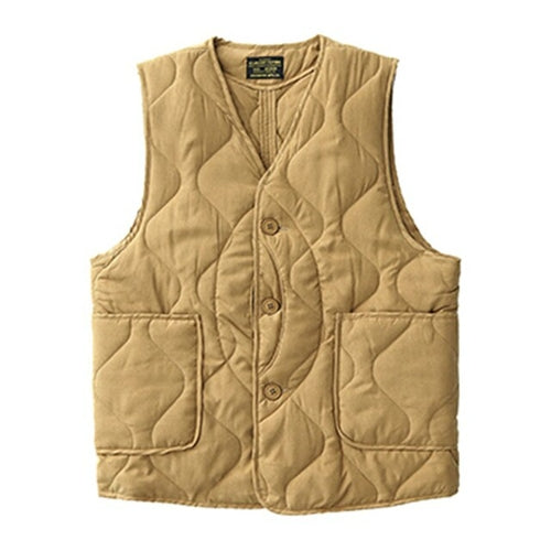 Mens Vintage Military Quilted Vest Men Cotton | Men's
