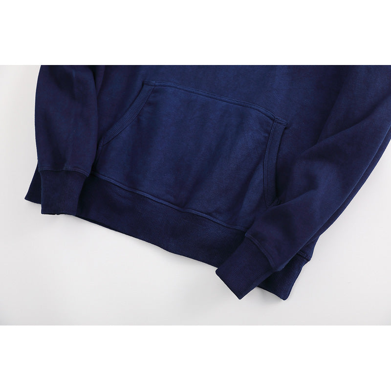 Men's Casual hip hop Hoodies Plant Indigo