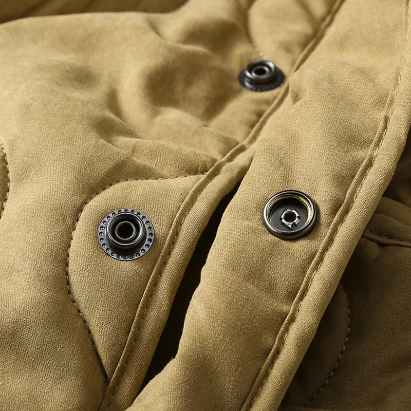 Vintage M65 Liner Jacket Men Winter New Khaki & Navy blue