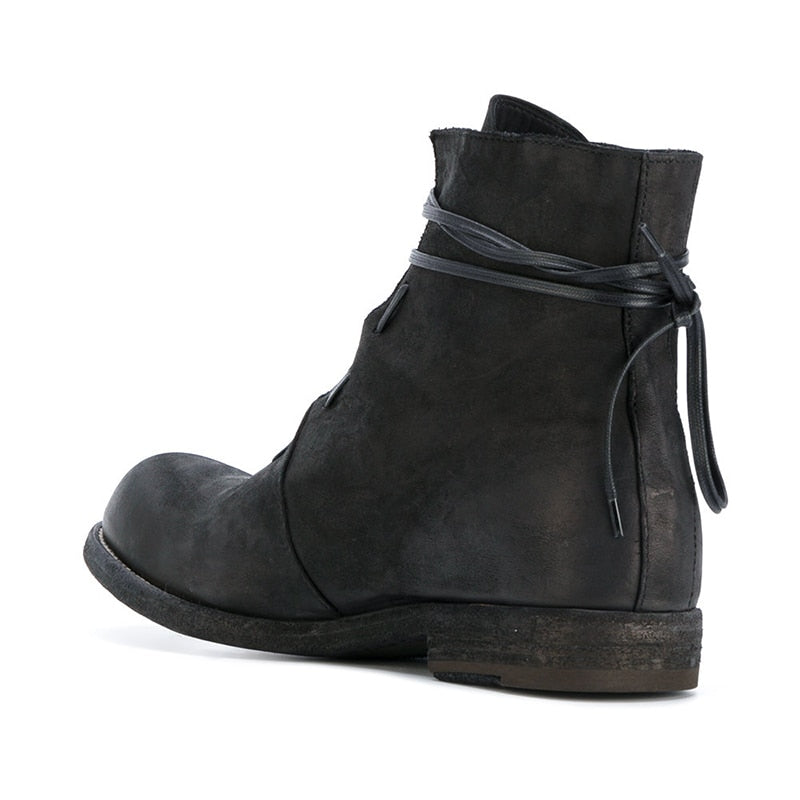 Lace Up Motorcycle Boots