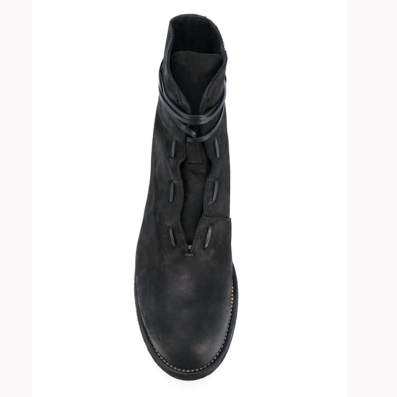 Lace Up Motorcycle Boots