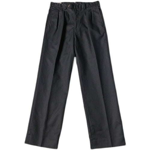 15oz Twill Pleated  Reproduction Men's Trousers Cotton