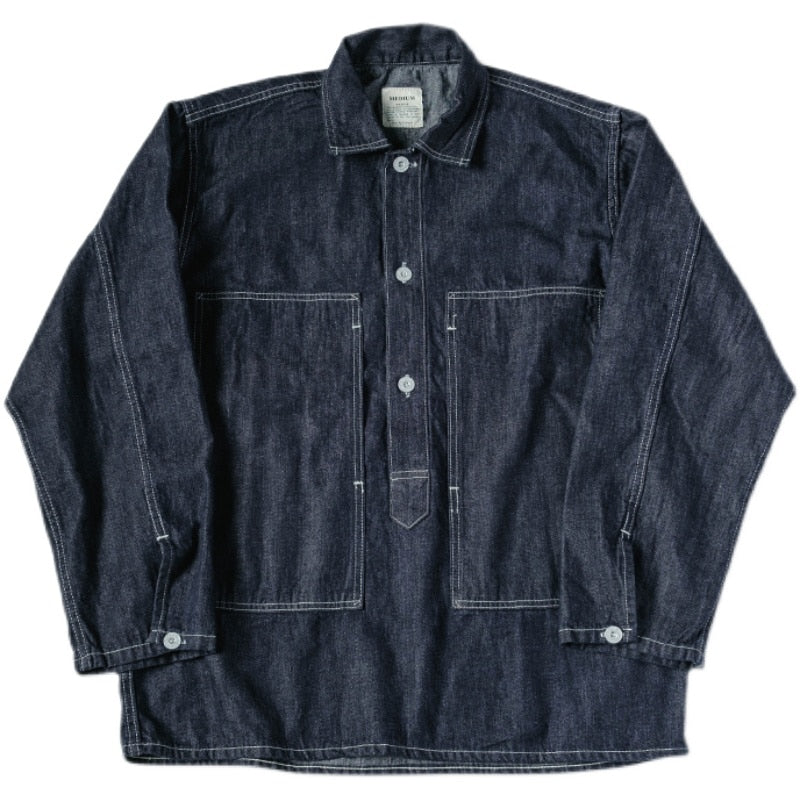 Repro denim shirt 1935 US Army Fatigue Uniform 10oz Denim
