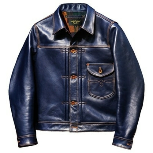 Men's Slim Vintage Genuine leather jckt