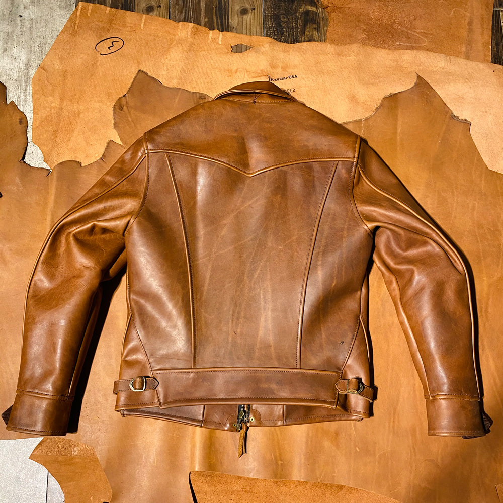Heavy Genuine US Horween Cow Leather jacket
