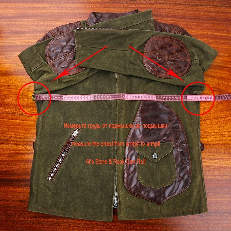 Men's Slim Vintage Genuine rider leather jacket