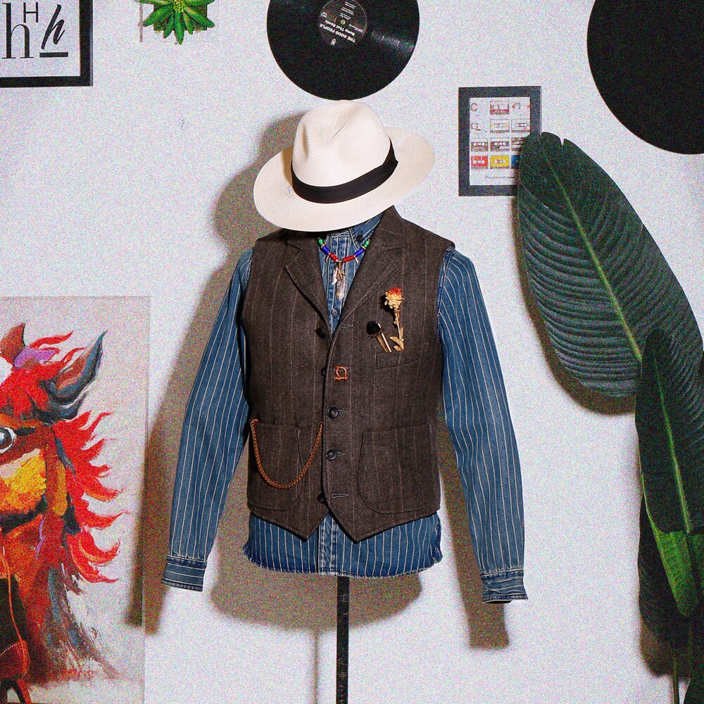 Super Quality 400GSM 75% Wool Waistcoat Stylish
