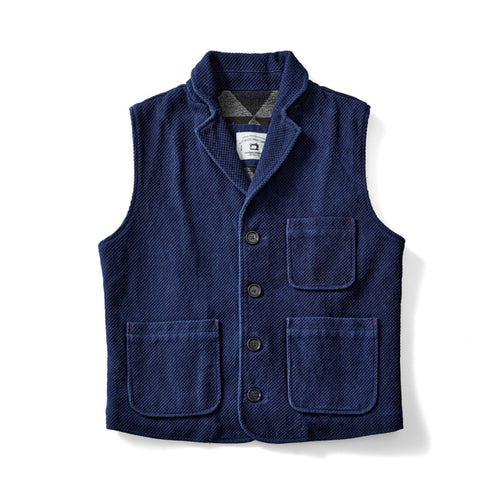 Indigo Jacket Vest