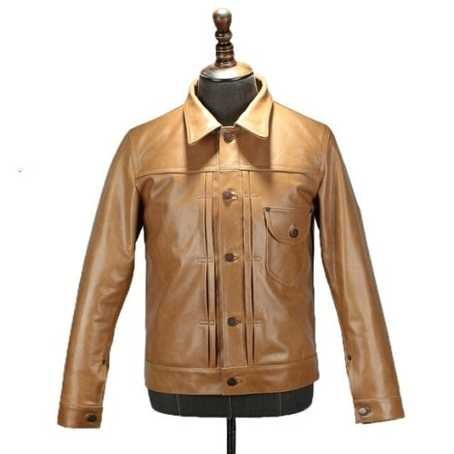 Oil Cowskin Coat