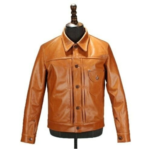 Oil Cowskin Coat