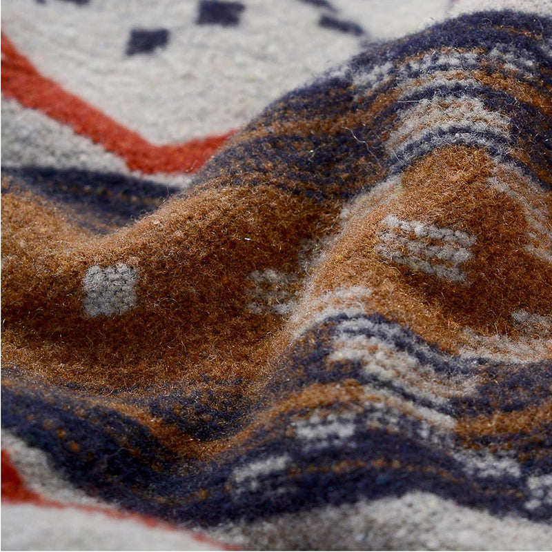 Indigo Multi Pockets Jacket Men French Retro Blue Dye Lapel Thick