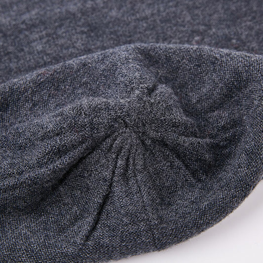 Men 100% Australian Wool Winter Knit Slouchy Beanie Hat Cashmere
