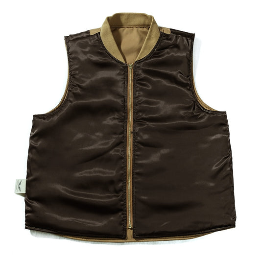 Men's Japanese style Wool Vest Outdoors Climbing Fishing