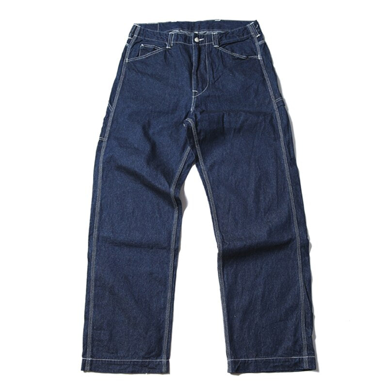 Workwear Pants Mechanic Carpenter Hickory Striped