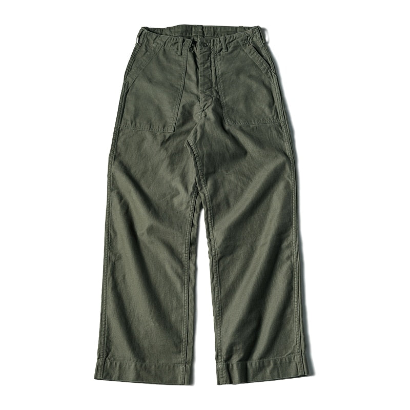 OG 107 Fatigue Utility Pants Military Baker Trousers Sateen
