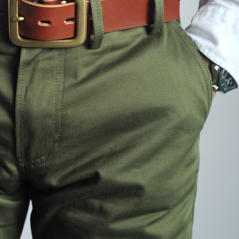 Rgt-0003 Red Tornado Ww2 Us Army Officer Trousers 9oz Cotton Super
