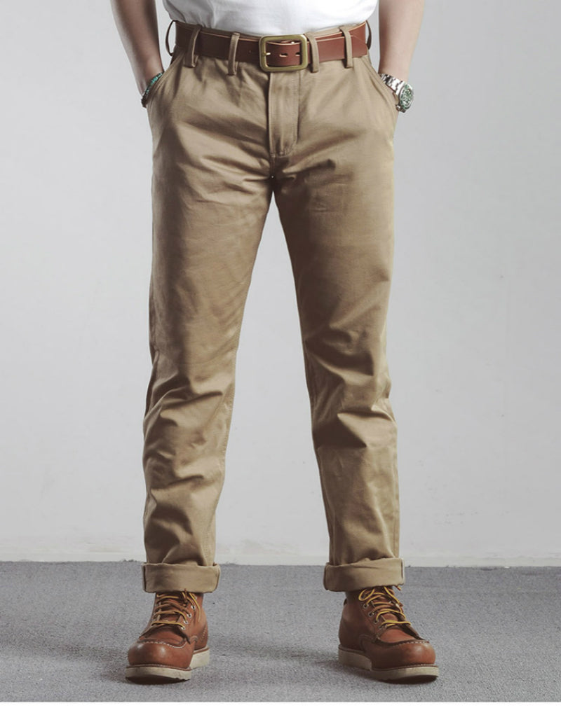 Rgt-0003 Red Tornado Ww2 Us Army Officer Trousers 9oz Cotton Super