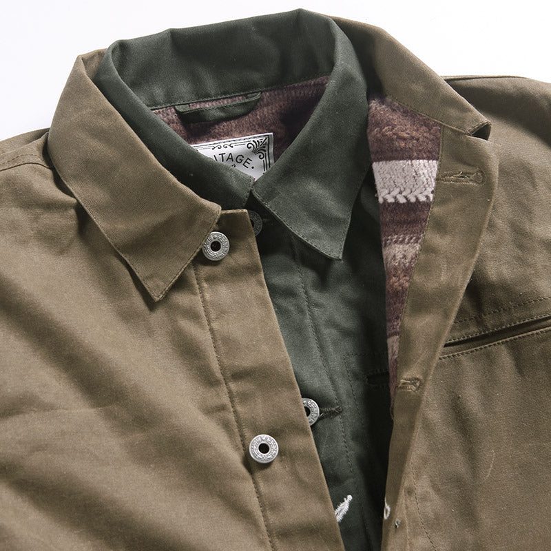 Quality Cotton Canvas Wax work wear jacket