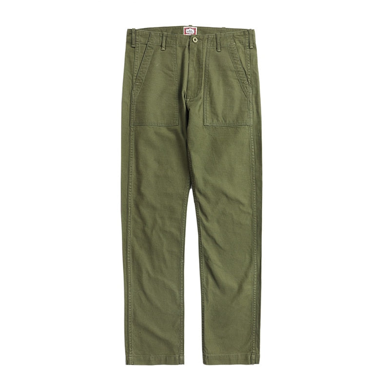 Straight Leg Men's Casual military pants