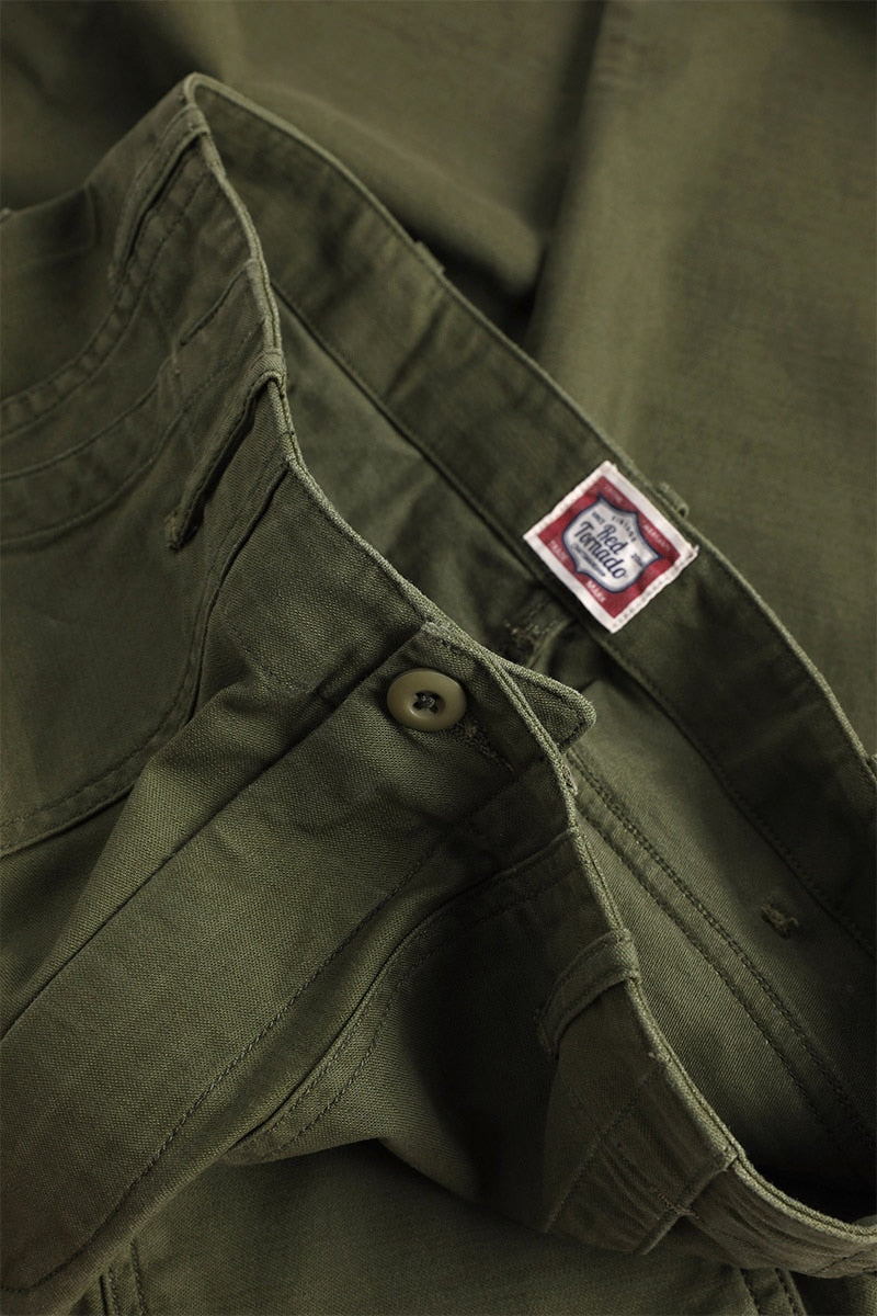 Straight Leg Men's Casual military pants