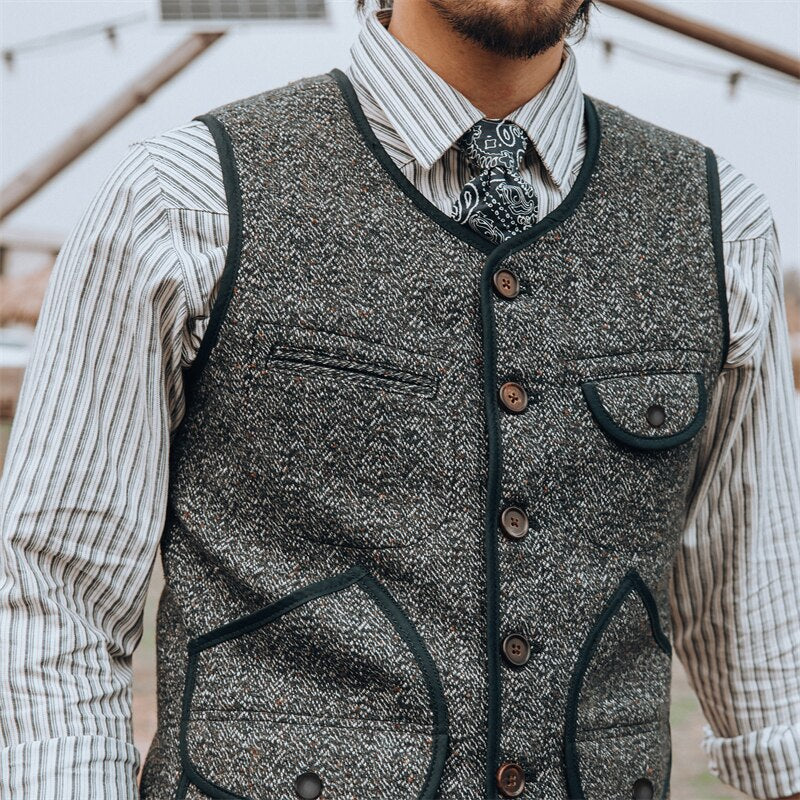 Outdoor Hunting wool vest