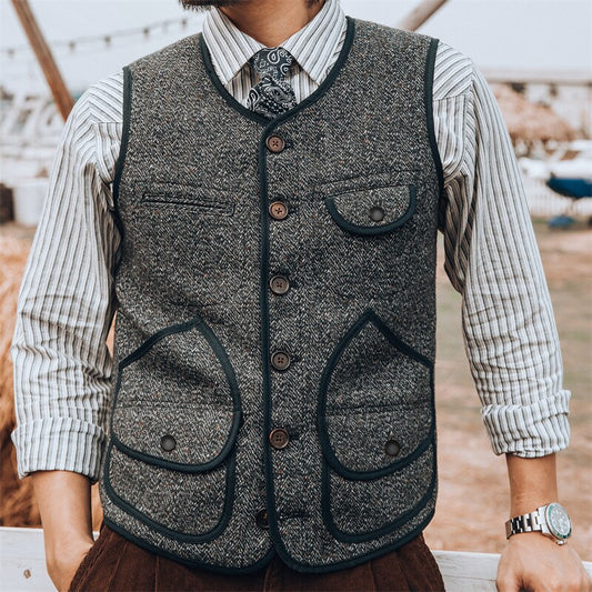 Outdoor Hunting wool vest