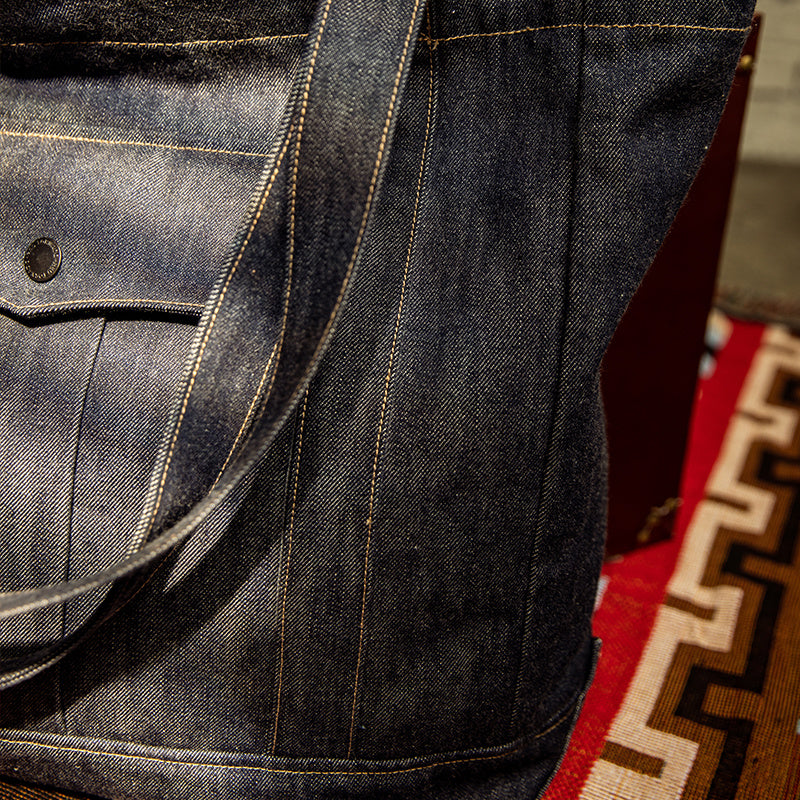 STD 02 Size 54 * 39 *11cm 14oz Thick Raw Denim Super Top Quality Heavy
