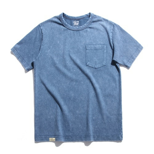 Oldtime stone washed tee Mens T shirt VINTAGE Mens Batik T
