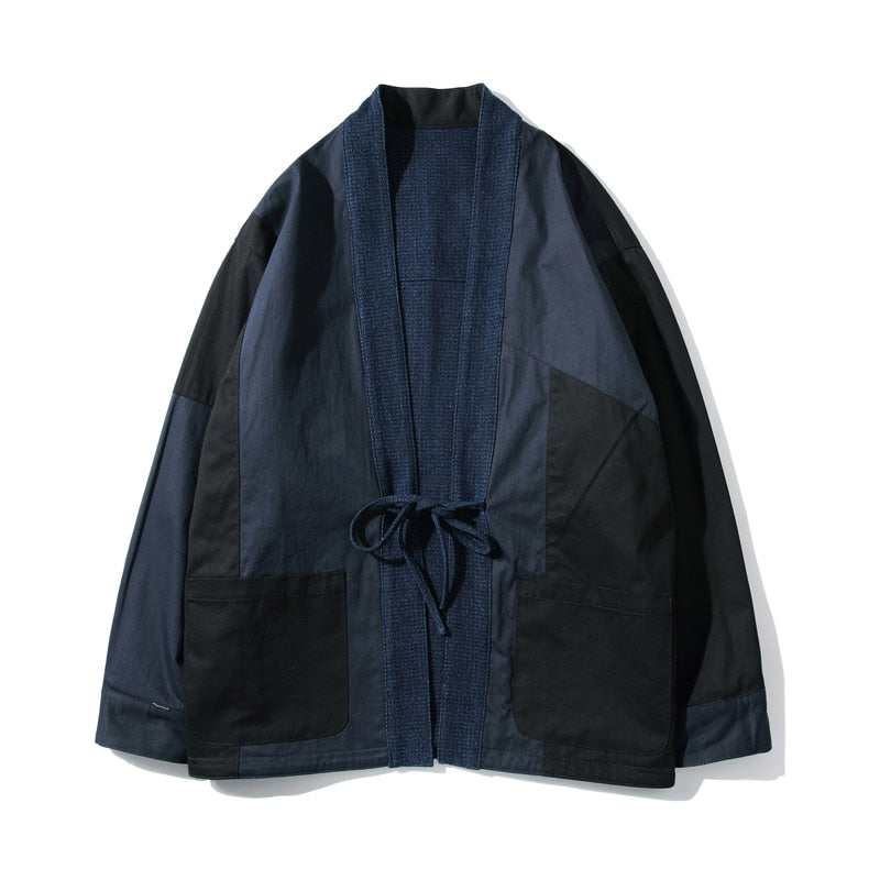 noragi jacket Jacket Men Reversible Jacket Taoist Robe