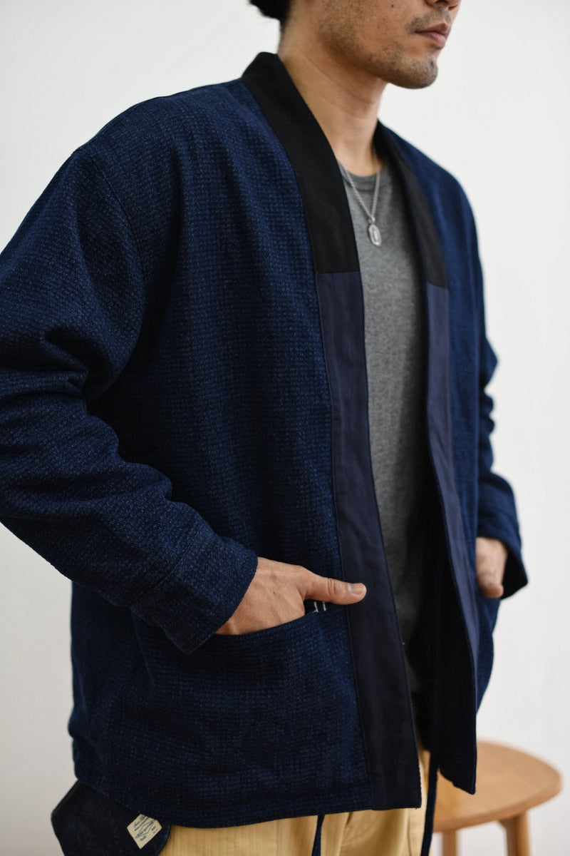noragi jacket Jacket Men Reversible Jacket Taoist Robe