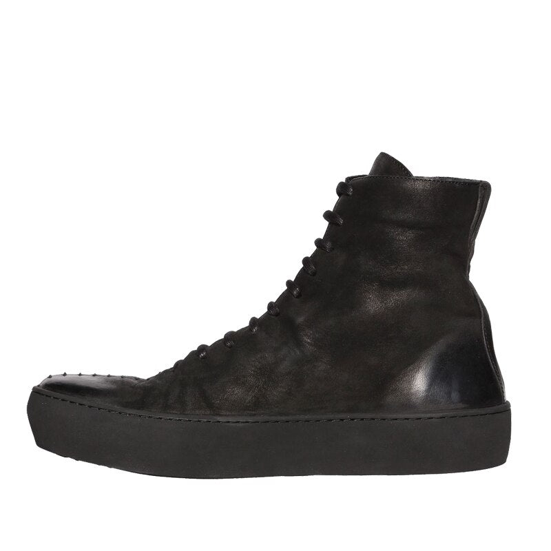 Casual Ankle Boots Leather