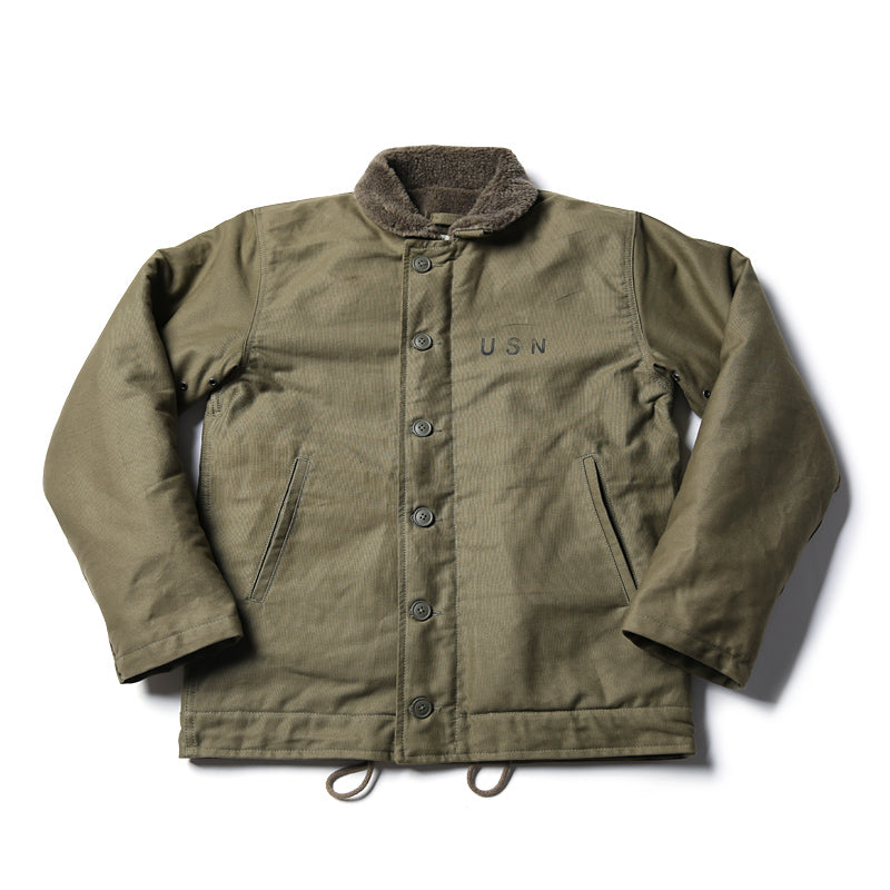 Vintage  Usn N-1 Deck Jacket Ww2 Military Uniform Motorcycle