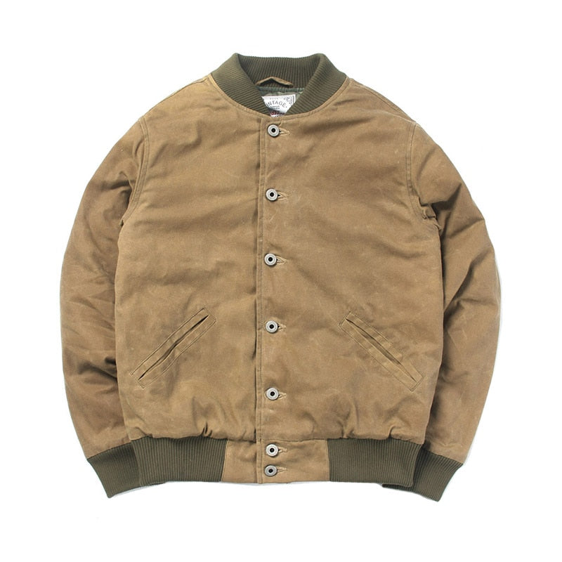 Military style tanker jacket