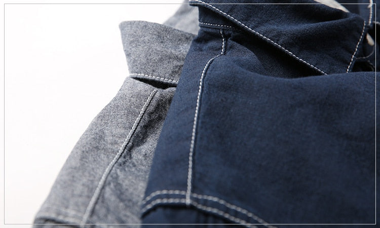 Denim Vintage Blue Work Shirt